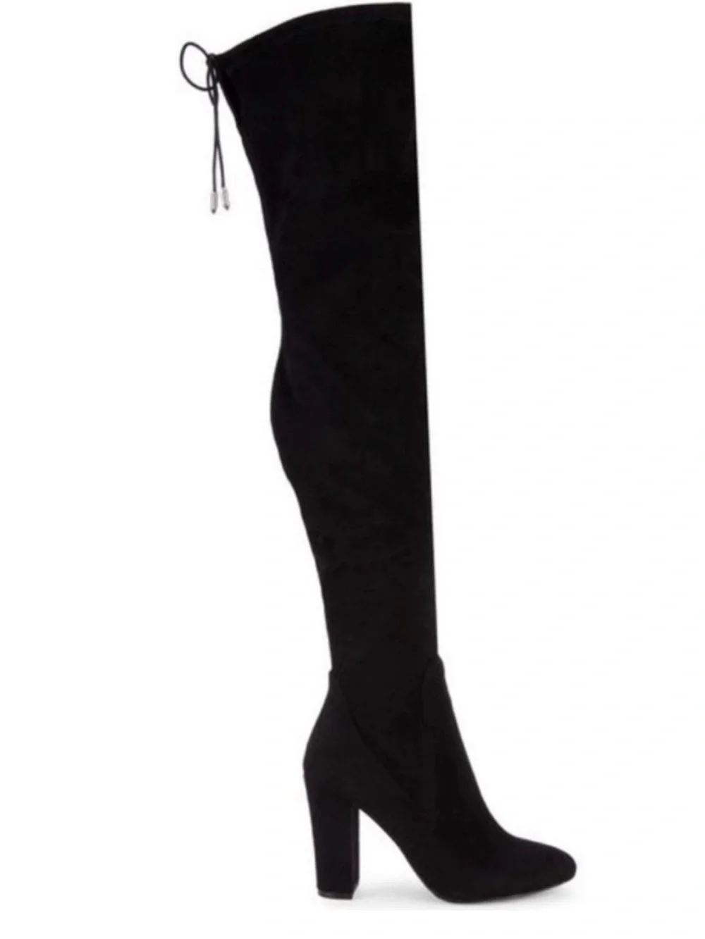 Dolce Vita Katy Over the Knee Black Heeled Boots Size 11